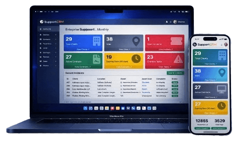 SupportCRM Dashboard